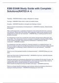ESB  V2 Exam Bundle  Questions and Answers  100&percnt;  Correct