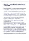 SEJPME 1 Exam Questions and Answers &lpar;Graded A&plus;&rpar;