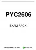 PYC2606 MCQ EXAM PACK 2024