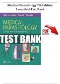 TEST BANK for Medical Parasitology, 7th Edition by Ruth Leventhal; Russell F. Cheadle | Verified Chapter's 1 - 11 | Complete Newest Version