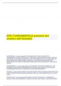 EPIC FUNDAMENTALS questions and answers well illustrated&period;