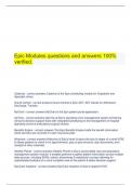 Epic Modules questions and answers 100&percnt; verified&period;