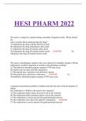 HESI PHARM 2022