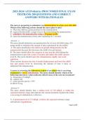 ATI Pediatrics PROCTORED FINAL EXAM TEST BANK 200 QUESTIONS AND CORRECT ANSWERS WITH RATIONALES&vert; 2023-2024