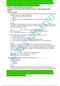 GALEN COLLEGE OF NURSING NUR 255 TEST BANK EXAM QUESTIONS AND ANSWERS 