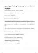 ACLS Test Complete Questions With Accurate Answers (Graded A)