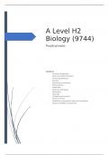 A Level H2 Biology Practical Notes (9744)