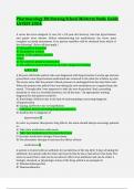 Pharmacology RN Nursing School Midterm Study Guide LATEST 2024