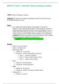 BIOD 171 Lab 9 - Notebook Unknown pathogen analysis AH09 Unknown Pathogen Analysis