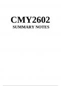 CMY2602 SUMMARY NOTES