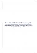 Test Bank For Medical-Surgical Nursing Concepts for Interprofessional Collaborative Care 10th Edition by Donna Ignatavicius&comma; M&period; Linda Workman 9780323612425 Chapter 1-69 Complete Guide&period;