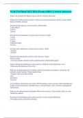 NUR 234 Final 2023-2024 Exam &lpar;100&percnt; Correct Answers&rpar;