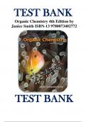 Test Bank for Organic Chemistry 4th Edition By Janice Smith ISBN 9780073402772 Chapter 1-31 | Complete Guide A+