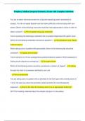 Prophecy Medical Surgical-Telemetry Exam with Complete Solutions