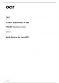 ocr A Level Further Mathematics B MEI (Y431/01) MARK SCHEME June2023.