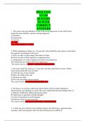 HESI EXIT V5 160 QUESTIONS WITH CORRECT ANSWERS