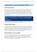 BIOS 255 Week 4 Concepts I The Lymphatic System