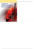 Integrated Cardiopulmonary Pharmacology 3rd Edition by Bruce J. Colbert - Test Bank