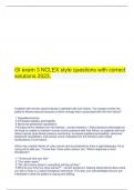 GI exam 3 NCLEX style questions with correct solutions 2023&period;
