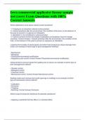 Iowa commercial applicator license sample test &lpar;core&rpar; Exam Questions with 100&percnt; Correct Answers 