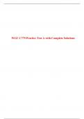 WGU C779 Practice Test A with Complete Solutions