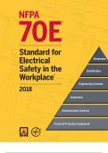 NFPA 70E 2018 Electrical Safety in the Workplace by NFPA