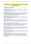 AHIP Final Exam Questions and Answers&lpar;2022 Frequently tested questions&rpar;
