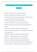 Air Assault Phase 1 Written Test