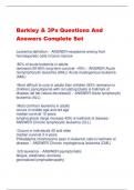 Barkley & 3Ps Questions And  Answers Complete Set