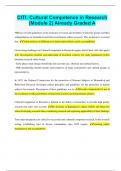 CITI&colon; Cultural Competence in Research  &lpar;Module 2&rpar; Already Graded A