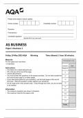 AQA AS BUSINESS  Paper 1 Business 1 7131-1-QP-Business-AS-19May23
