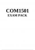 COM1501 PAST EXAM QUESTIONS & ANSWERS 2024 - DISTINCTION GUARANTEED