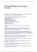 ETC Certification Test Correctly Solved&excl;&excl;