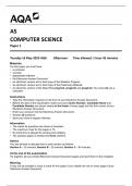 AQA AS  COMPUTER SCIENCE  Paper 1  7516-1-QP-Computer Science-AS-16May23