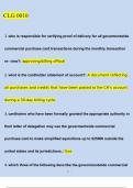 Answered&semi; CLG 0010 DoD Governmentwide Commercial Card Exam &lpar;2024&sol;2025&rpar; Newest Questions and Answers &lpar;Verified Answers&rpar;