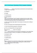 ACCT 324 Exam 2 Questions With Complete Solutions.