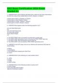 SAS Base Certification 2024 Exam Graded A&plus;