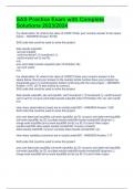 SAS Practice Exam with Complete Solutions 2023&sol;2024