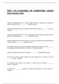 FDNY C-92 FLAMMABLE OR COMBUSTIBLE LIQUIDS EXAM SOLVED 100&percnt;