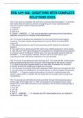 NUR 409 RQ1 QUESTIONS WITH COMPLETE SOLUTIONS 2023&period;