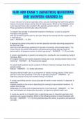 NUR 409 EXAM 1 &lpar;GENETICS&rpar; QUESTIONS AND ANSWERS GRADED A&plus;&period;