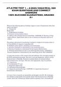 ATLS PRE TEST 1 &ndash; 4 2023&sol;2024 REAL 320  EXAM QUESTIONS AND CORRECT  ANSWERS  100&percnt; SUCCESS GUARANTEED&comma; GRADED  A&plus;