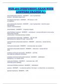 NUR 409 &lpar;PERFUSION&rpar; EXAM WITH ANSWERS GRADED A&plus;&period;