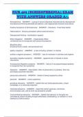 NUR 409 &lpar;SCHIZOPHRENIA&rpar; EXAM WITH ANSWERS GRADED A&plus;&period;