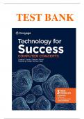 TEST BANK TECHNOLOGY FOR SUCCESS: COMPUTER CONCEPTS 1ST EDITION BY CAMPBELL, CIAMPA, CLEMENS MODULE 1-14   