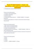 Exam FX Stimulation Exam &vert; 93 Questions with 100&percnt; Correct Answers &vert;GRADED