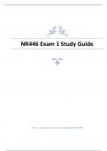 NR446 Exam 1 Study Guide
