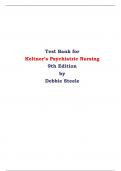 Test Bank for Keltner’s Psychiatric Nursing, 9th Edition by Debbie Steele 