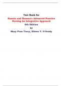 Test Bank for Hamric and Hanson's Advanced Practice Nursing An Integrative Approach 6th Edition by Mary Fran Tracy, Eileen T. O'Grady 
