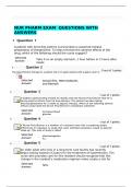 NUR PHARM EXAM  QUESTIONS WITH ANSWERS